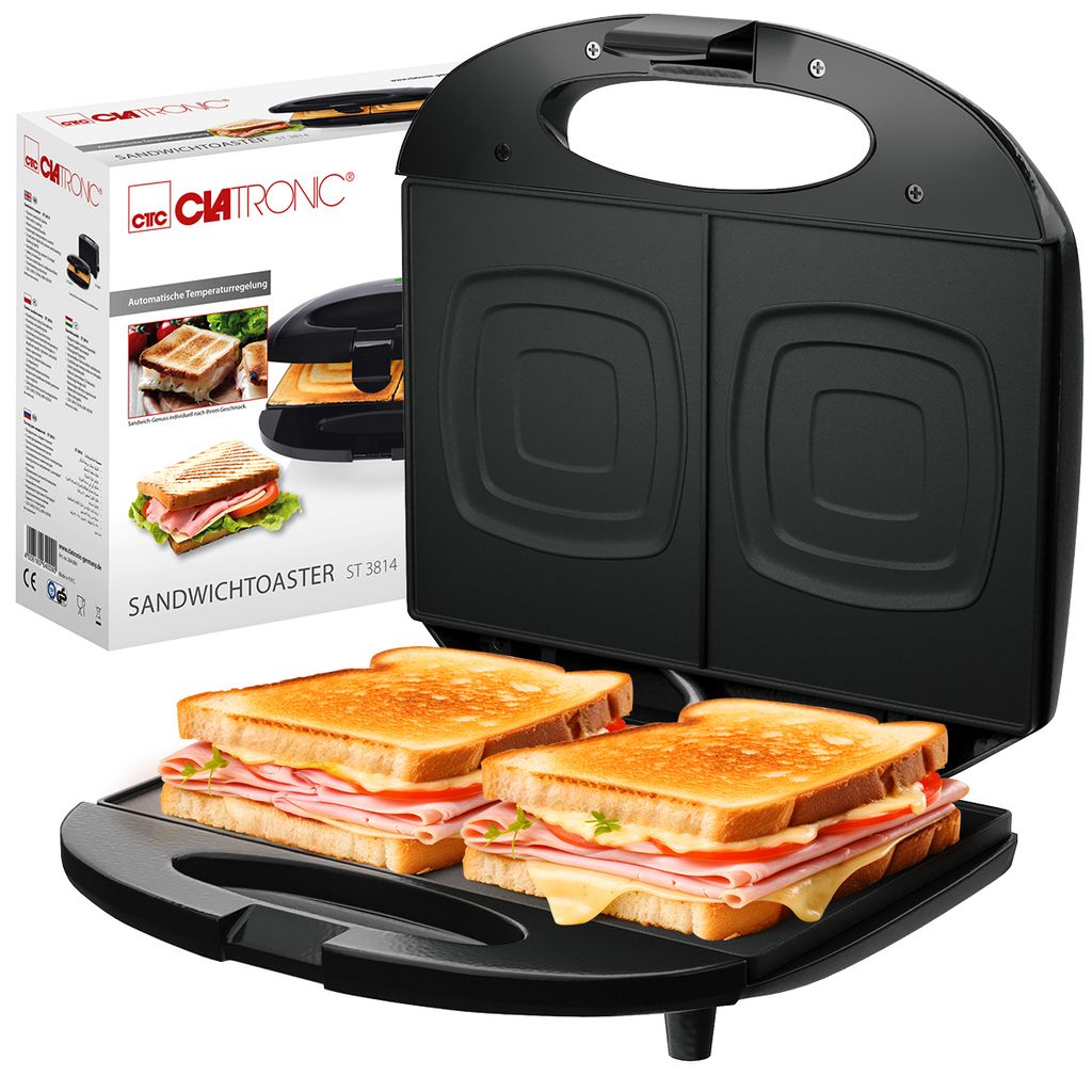 Clatronic Sandwichmaker | für viereckige Sandwichplatten | Produktbild 