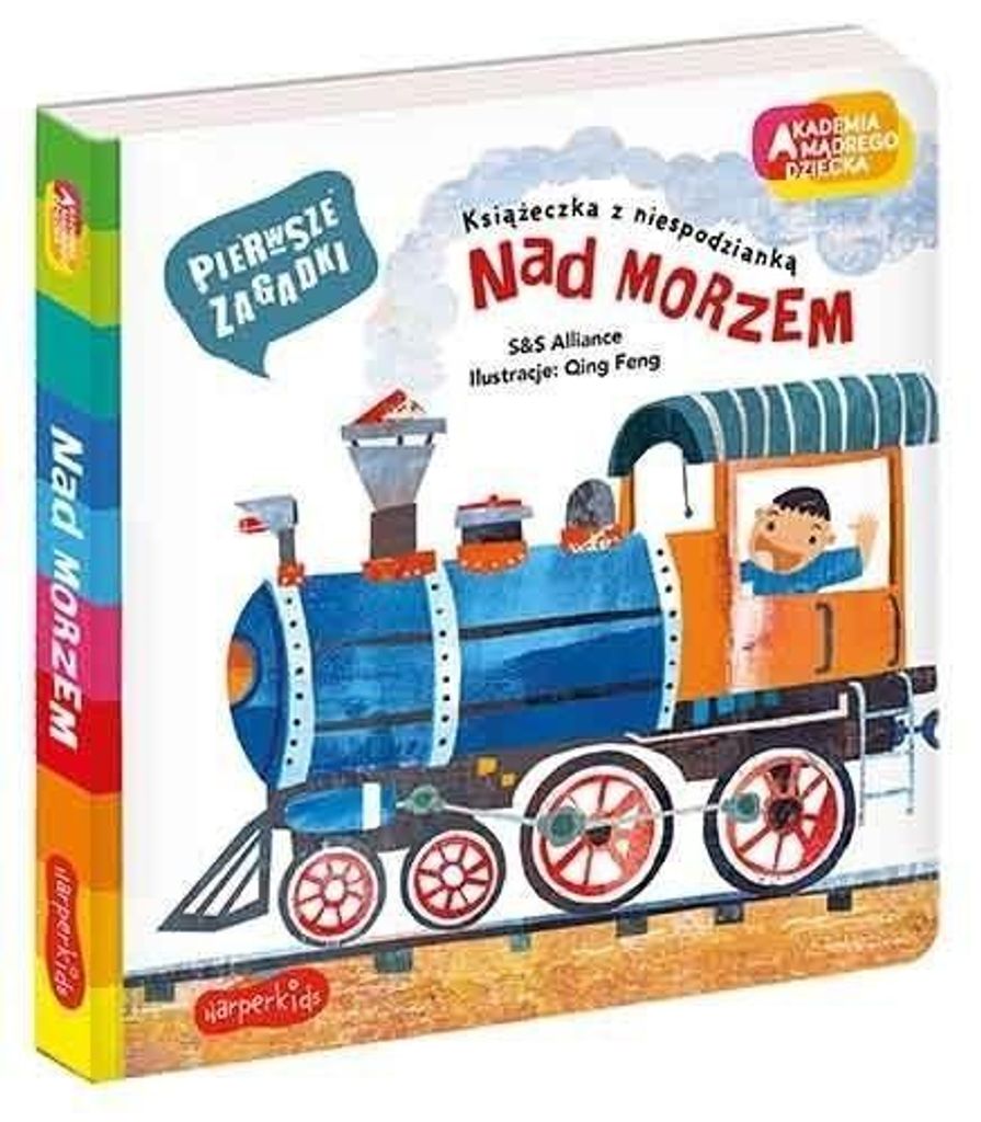 HARPER KIDS | Kinderbuch Am Meer - 15 x 15 cm - Mit interaktiven Rätseln - Fördert motorische Fähigkeiten