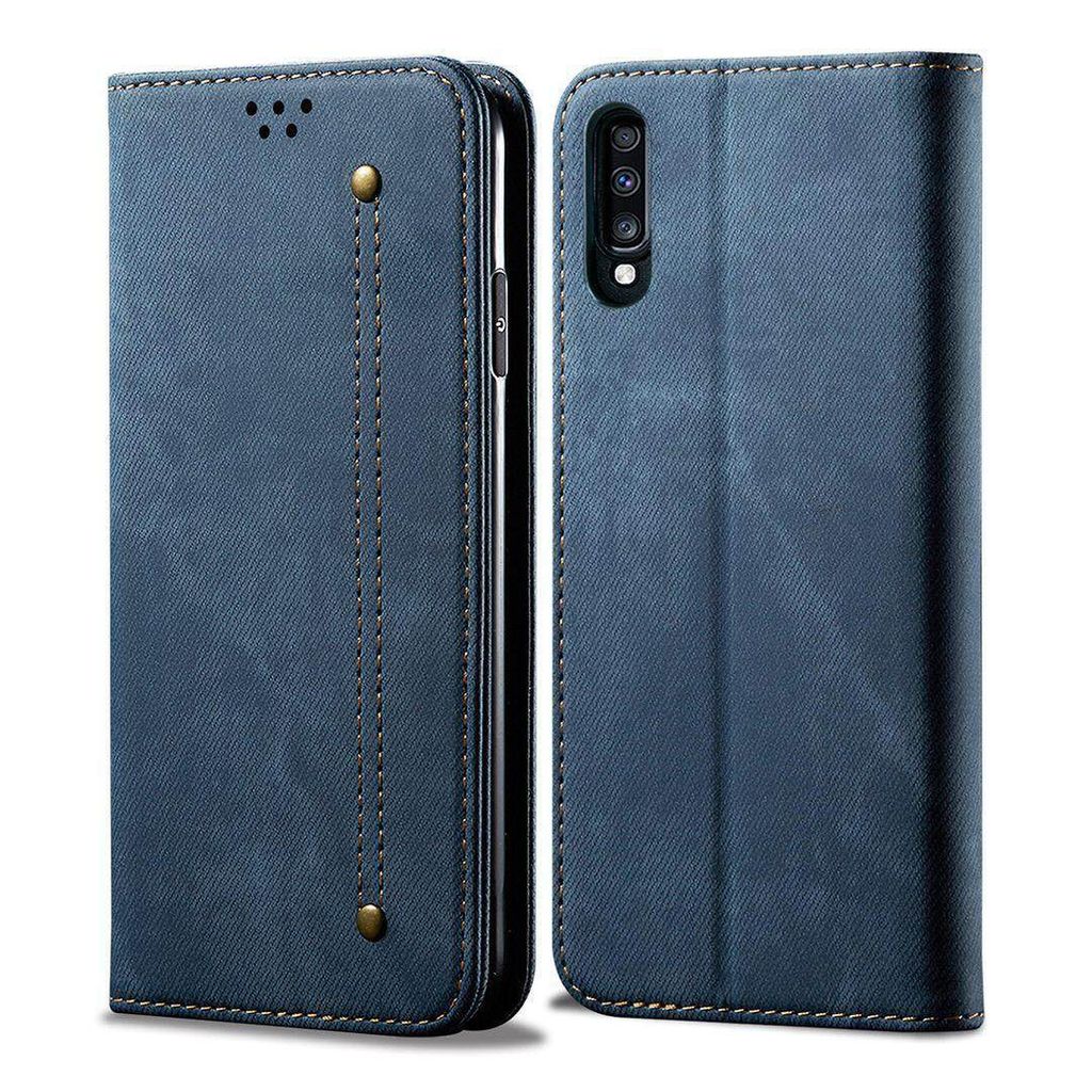 Galaxy A70 Pouzdro, Kožené Peněženkové Pouzdro s Obrázek produktu 