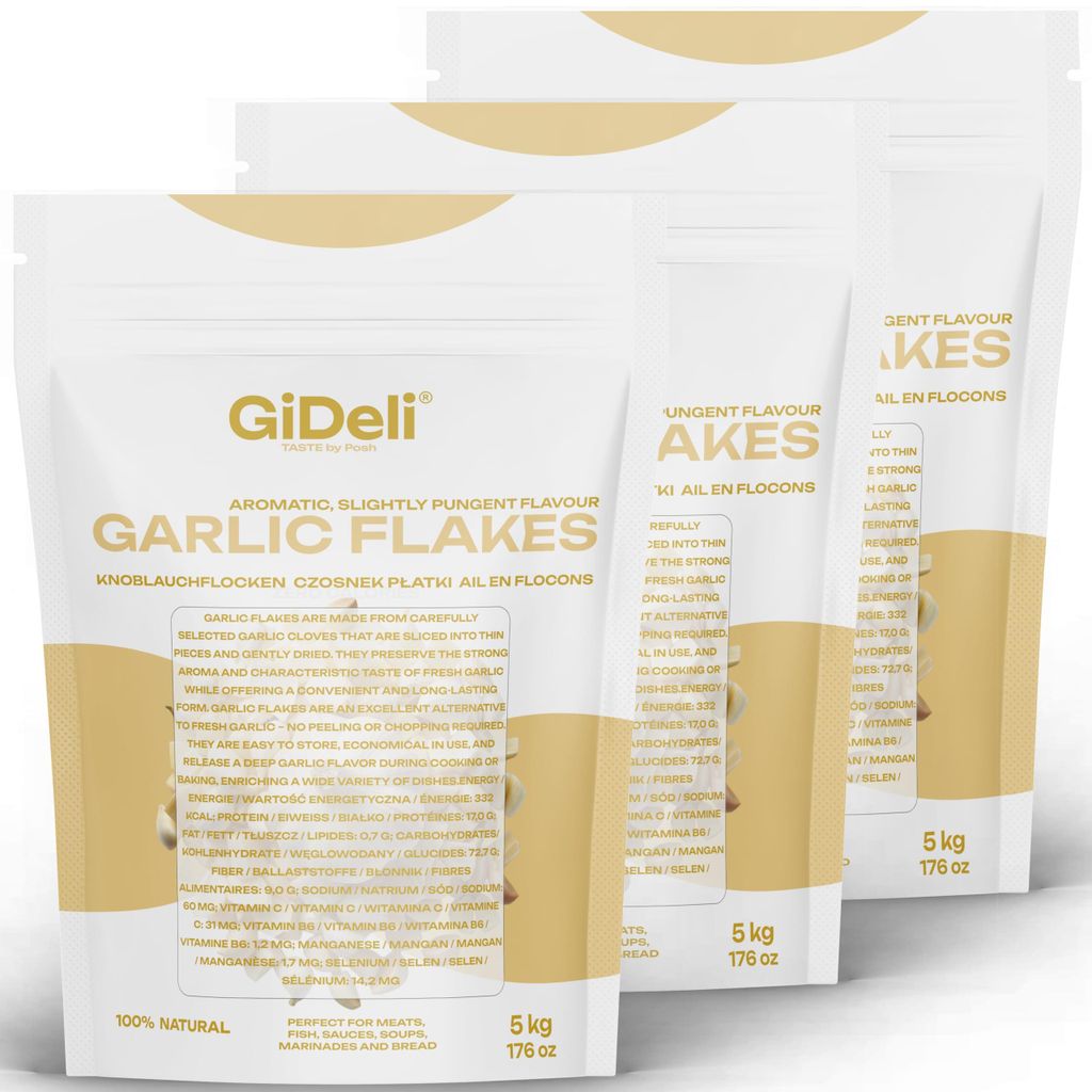 Knoblauchflocken 15kg Naturrein Gastronomie Fleisch Fisch Produktbild 