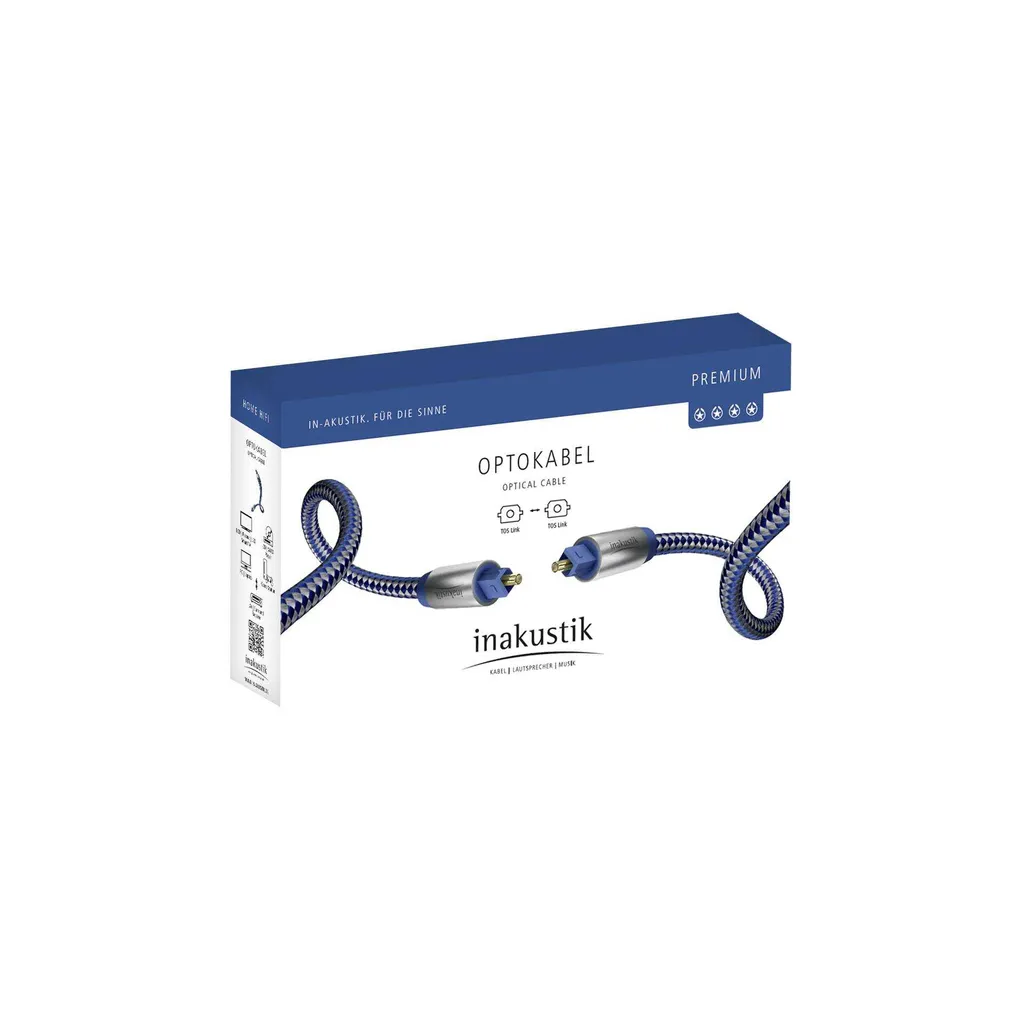 Cavo Toslink 3m In-akustik Premium - Audio Zero Lag per Gaming - 2