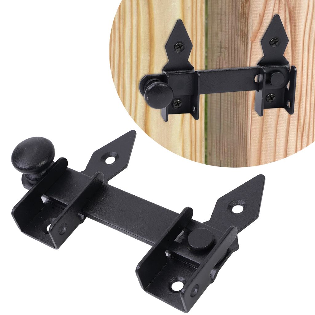 Tor-Riegel schwarz 12 x 8 cm Obrázek produktu 