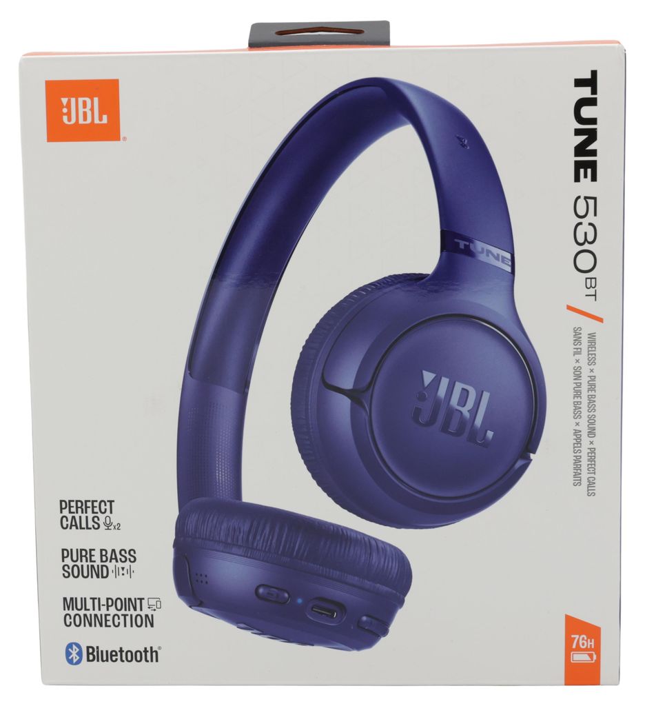 JBL JBLT530BTBLU Tune 530 BT On-Ear Kopfhörer, Blau Image du produit 