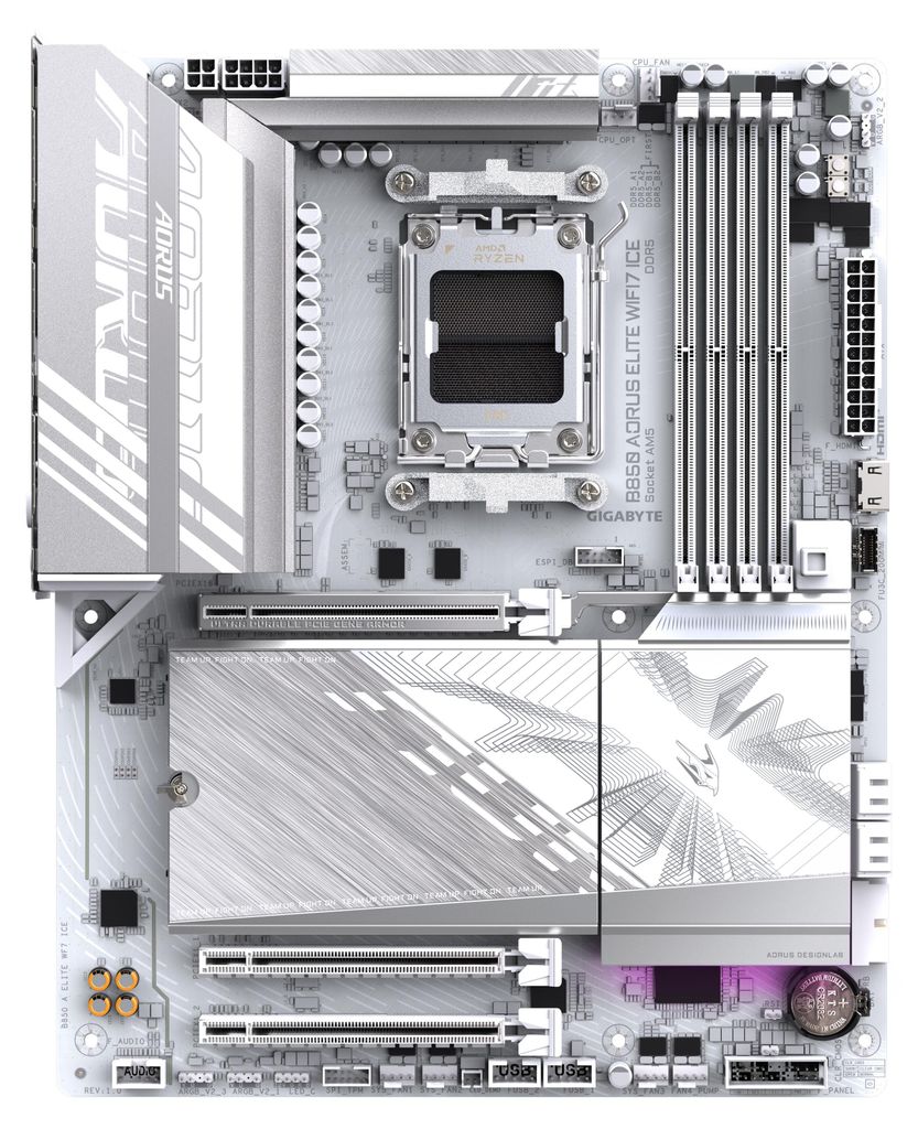 Gigabyte AORUS B850 ELITE WIFI7 ICE - Carte mère - ATX - Image du produit 