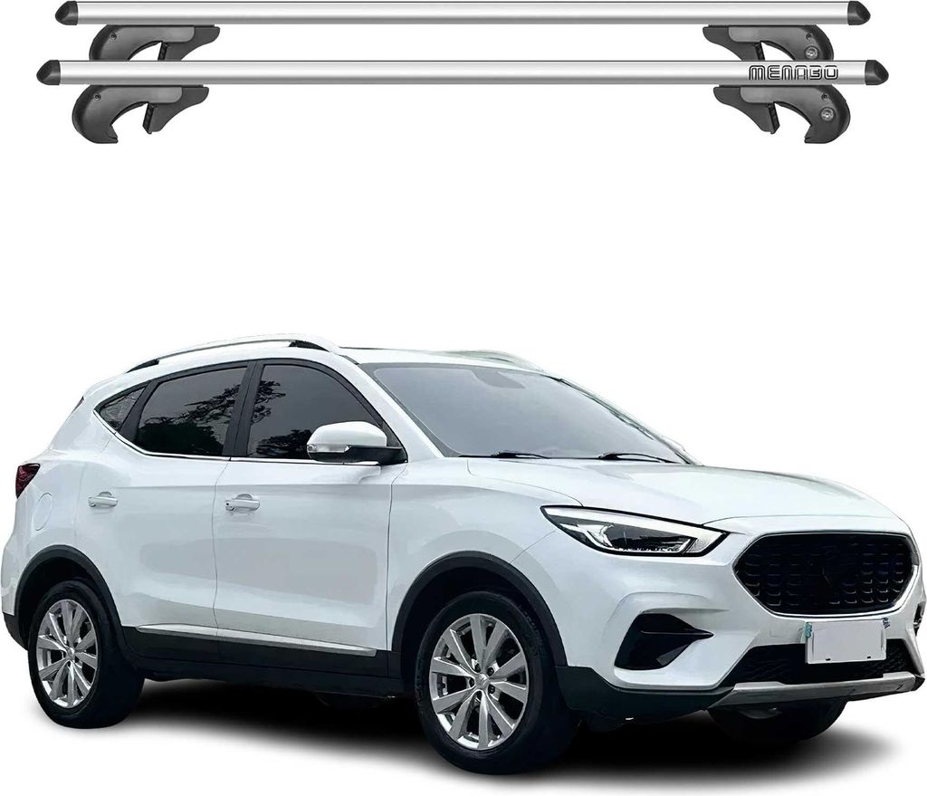 Menabo Dachträger Grundtäger für MG ZS 2017-2024 90kg Aluminium Silber 2 tlg