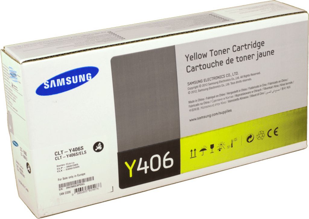 Samsung CLT-Y406S Gelb Original Tonerkartusche, 1000 Produktbild 