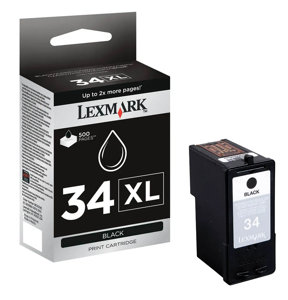 Encre Lexmark 18C0034E N°34 Noir à séchage rapide pour série P910 Photo