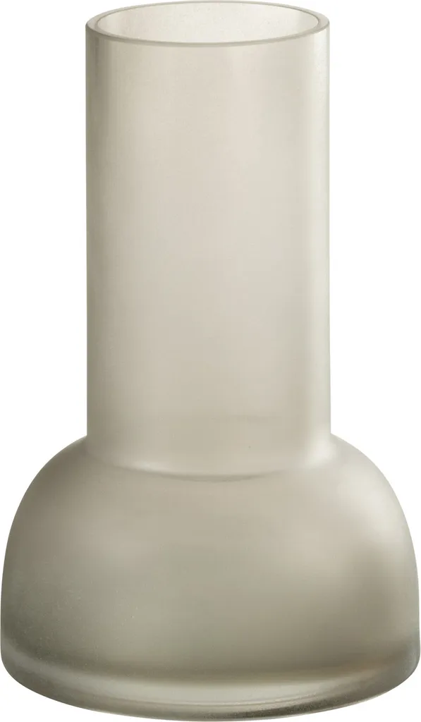 Vase et Porte-bougie Yara J-Line en Verre Greige Taille Small Chic
