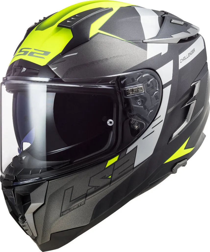 Casque LS2 FF327 Challenger Allert en fibres avec écran solaire intégré