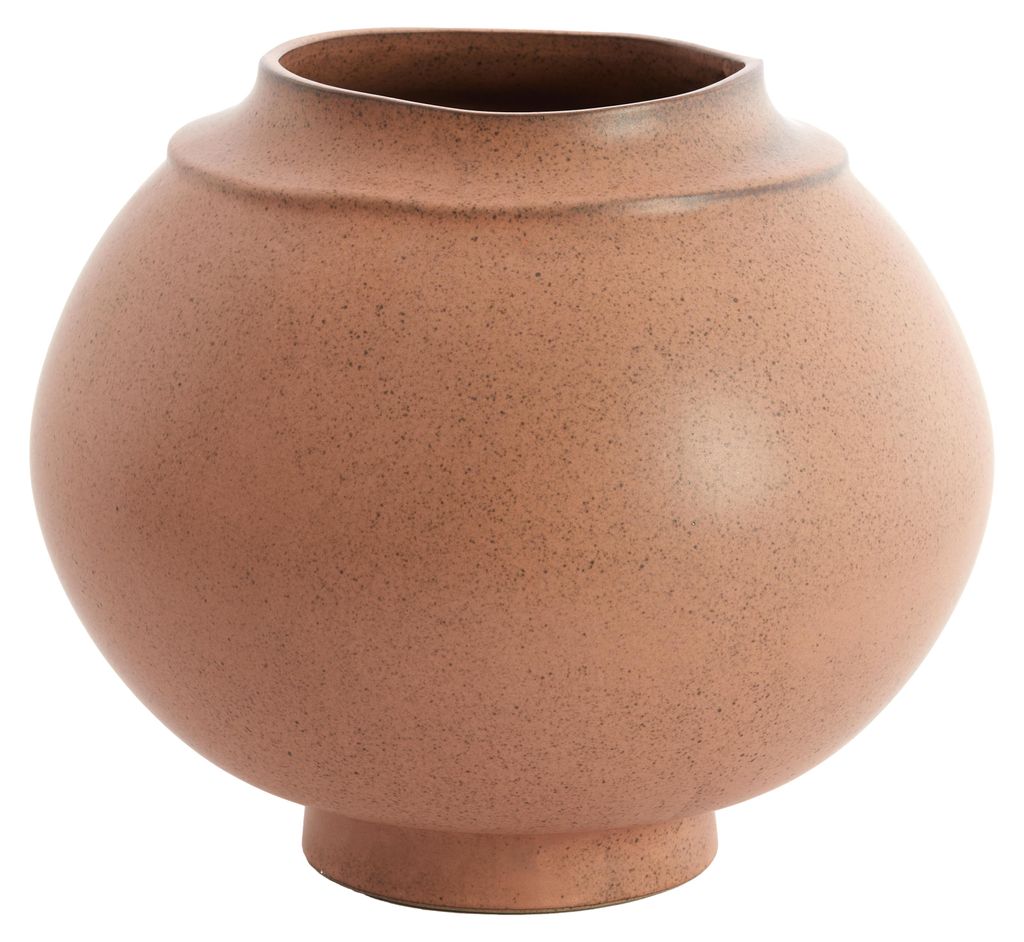 Light&living Deko-Vase Ø 29,5 x 25,5 cm LOREA Keramik, matt, terrakotta-rosa
