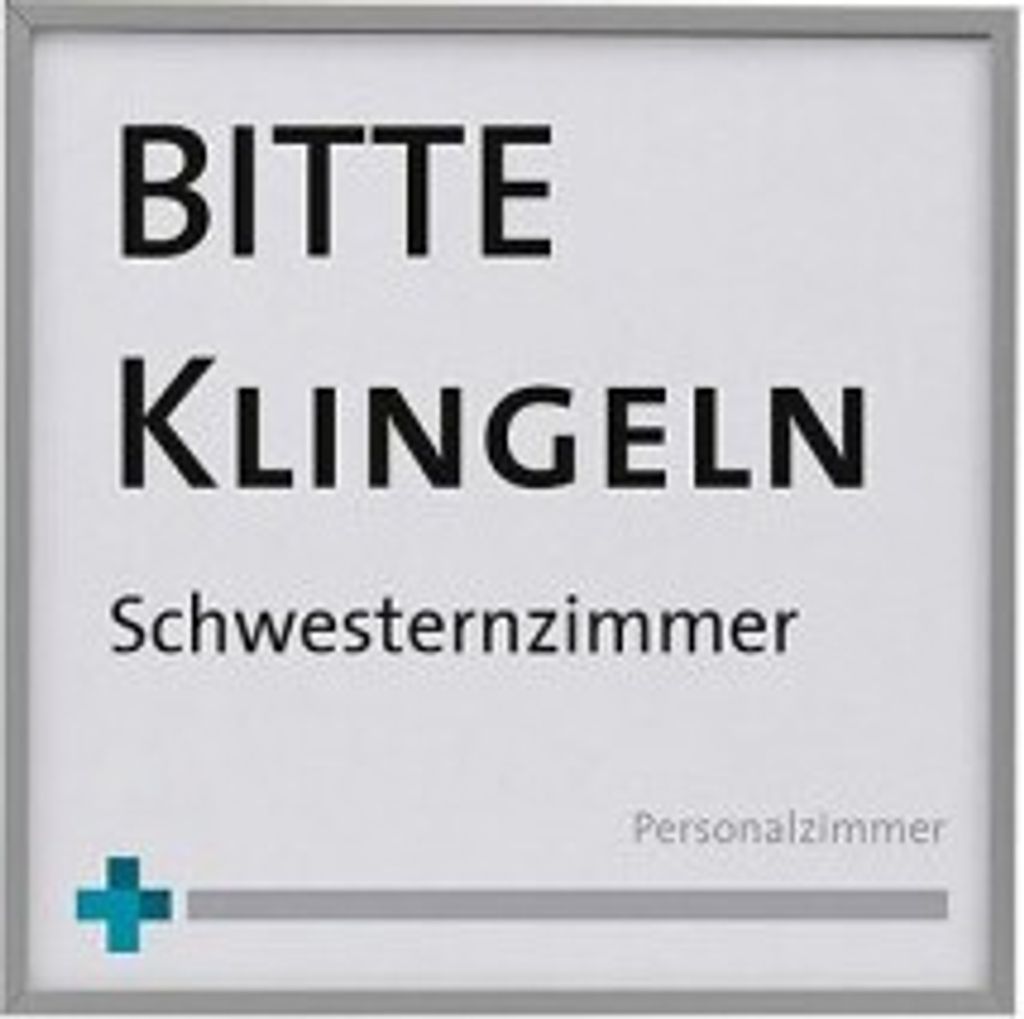 MADRID Silver Line Türschild 105 | 105,5x105,5 mm | Alu Rahmen silber eloxier...