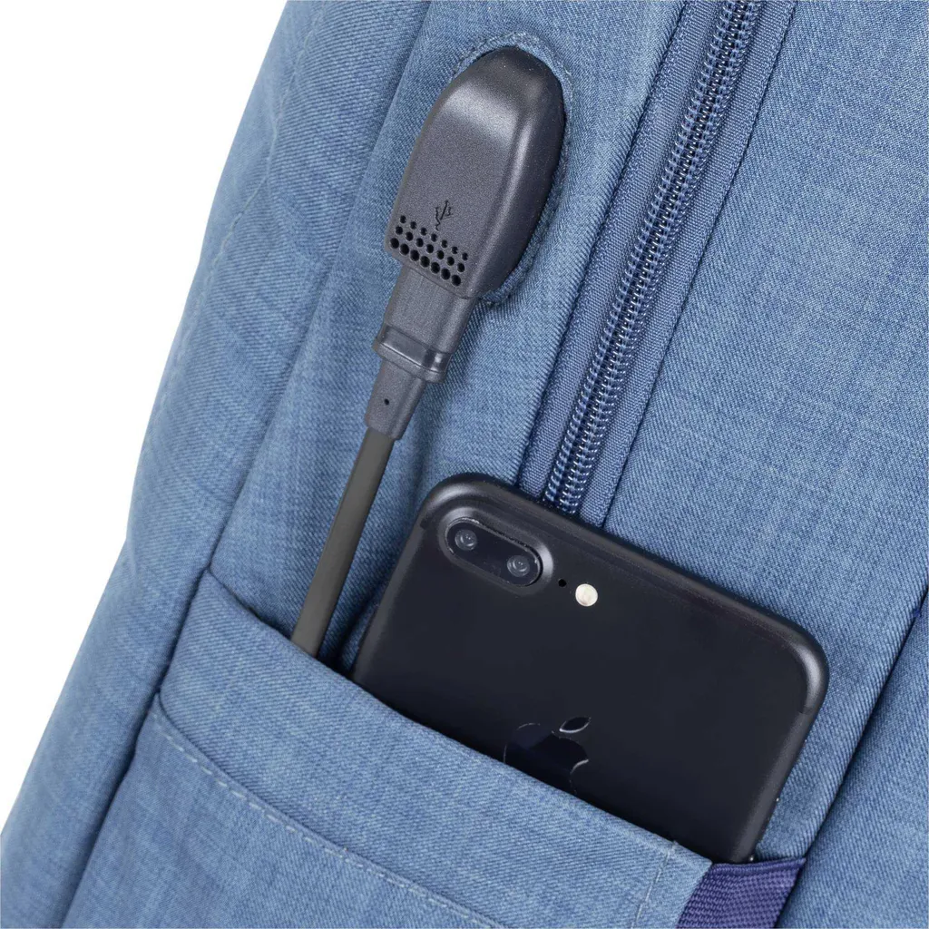 Sac à dos ordinateur 17.3 antichoc Rivacase 8365 bleu imperméable - 9