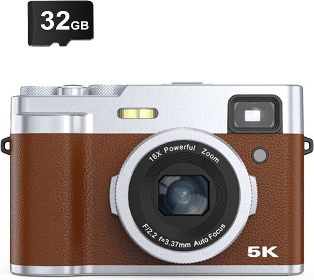 INF 5K digitální fotoaparát s předními zadními Obrázek produktu 1