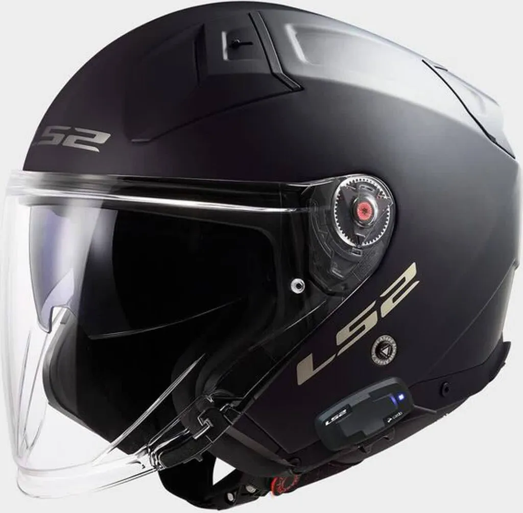 Casque Jet LS2 OF603 INFINITY II Prêt pour Intercom Trajet Urbain L