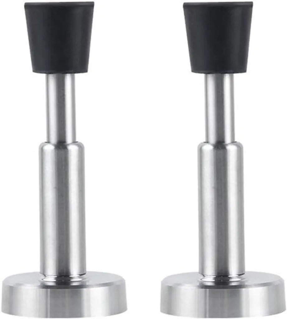 Butée de porte inox 103mm : fini les chocs sur vos murs et poignées de porte