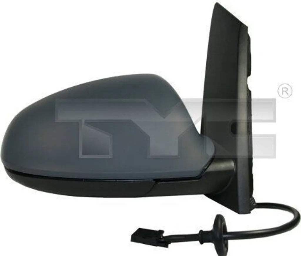 Rétroviseur extérieur gauche pour Opel Astra J - Coque noire prête à peindre