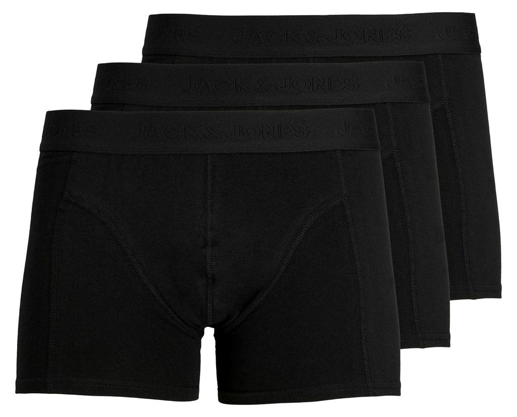 Jack & Jones Trunks 3 Pack Unterhose Shorts JACWAISTBAND Produktbild 