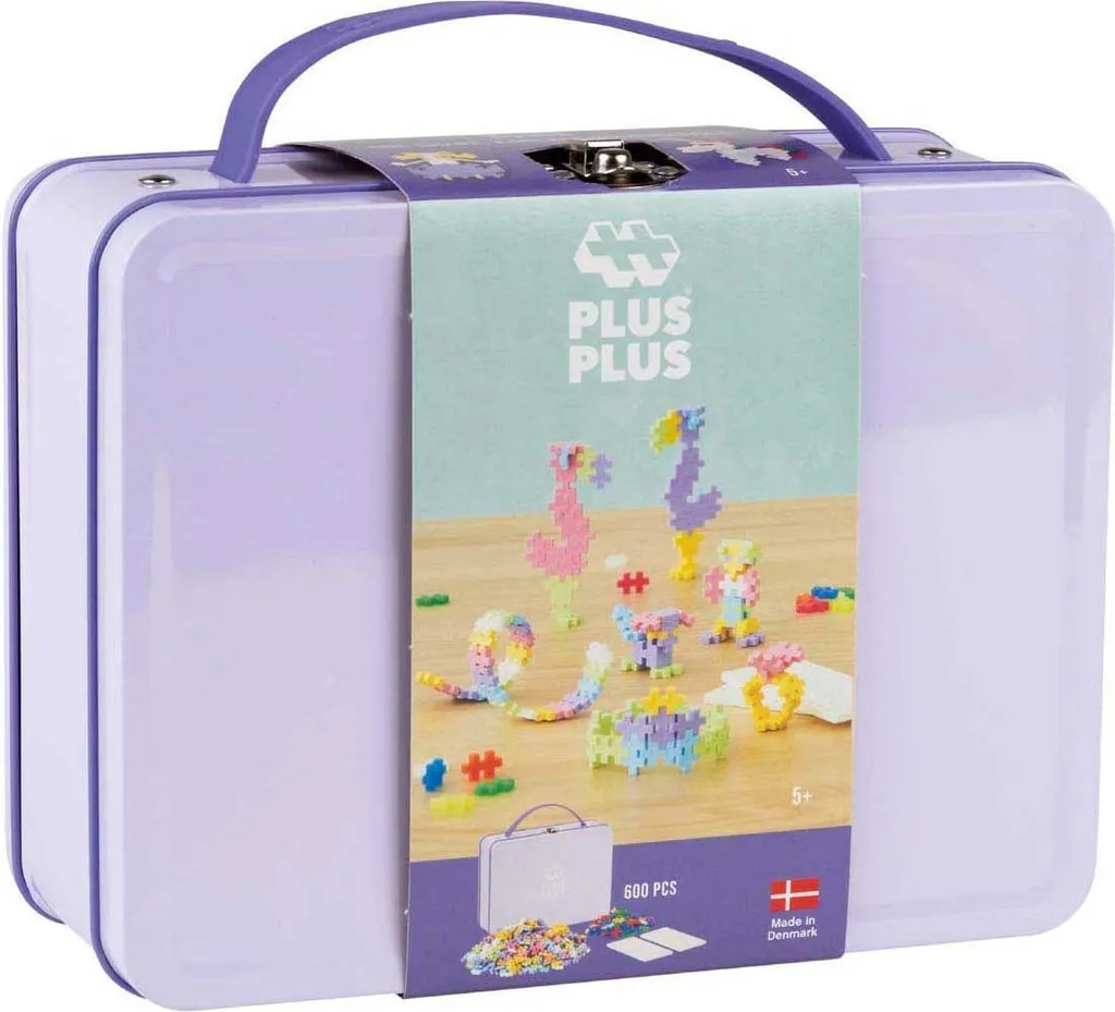 Jeu de Construction Plus-Plus Pastel en Valisette de 600 Briques Mini - 8