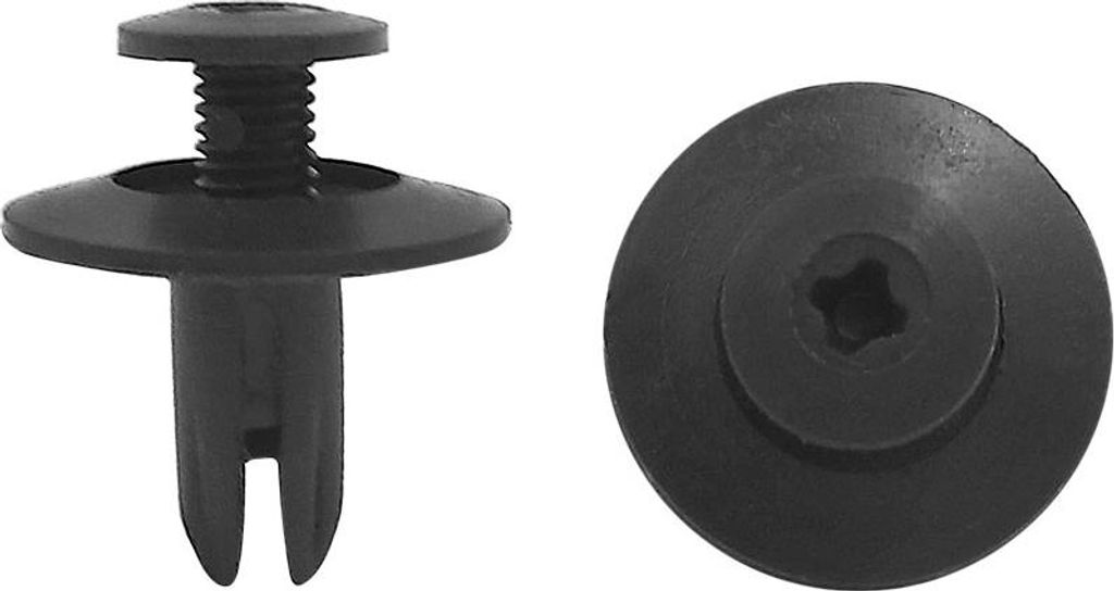 40x Plastik Niete verlängert Schraube Verschluss Puffer Clip 6mm für Auto de
