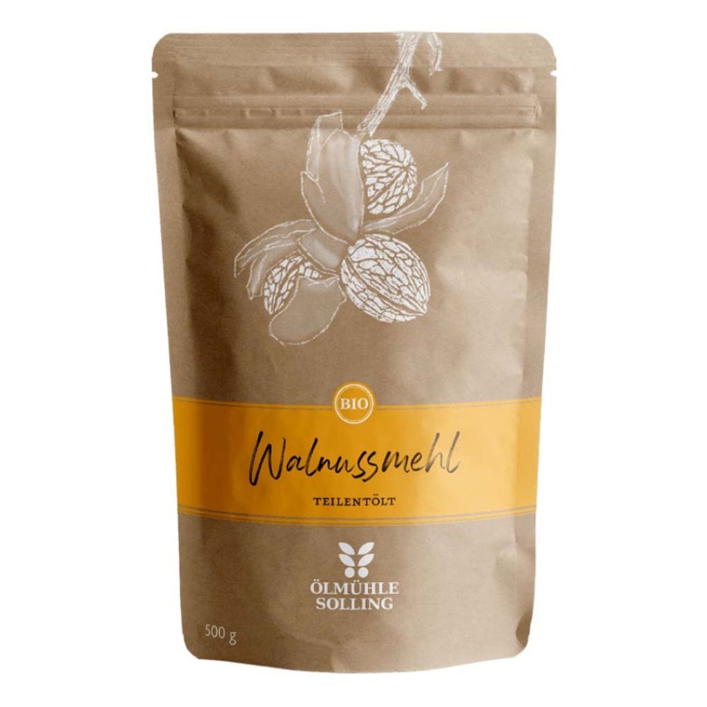 Mehl - Walnuss teilentölt 500g Produktbild 