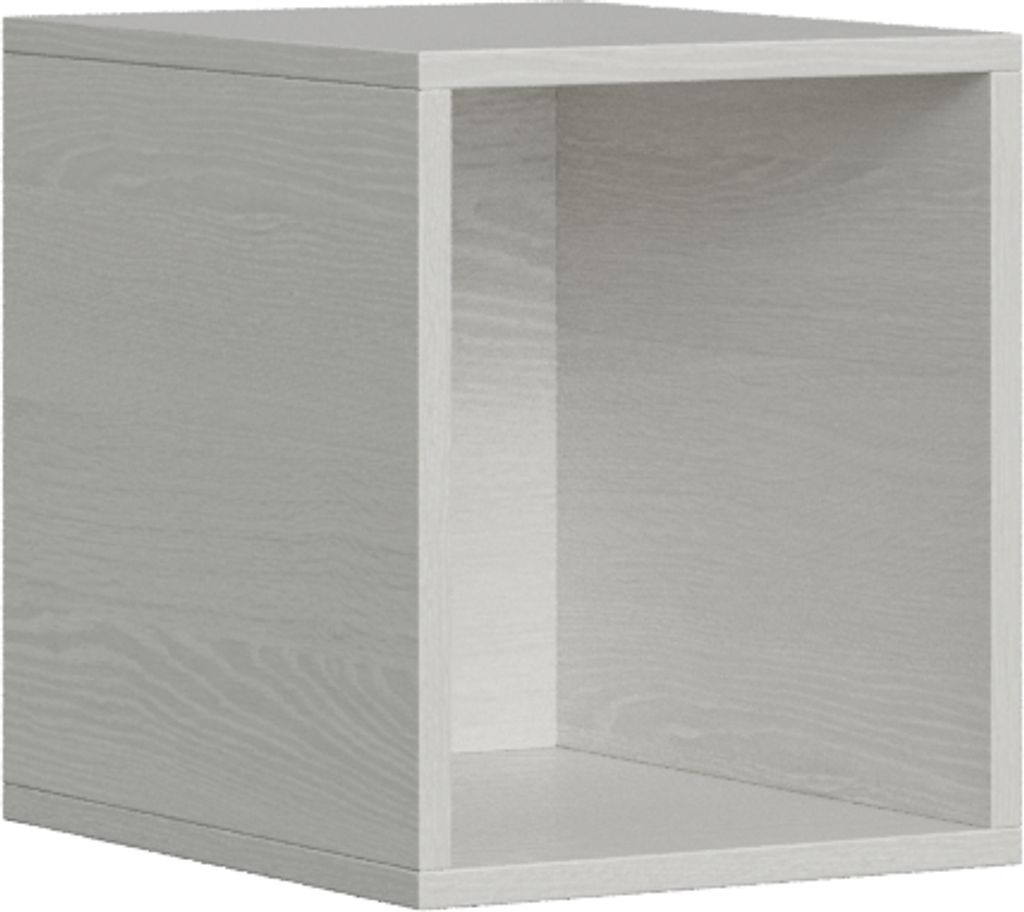 Offenes Wandelement L.34 H.40 T.39,2 / L.40 H.34 T.39,2 Esche weiß