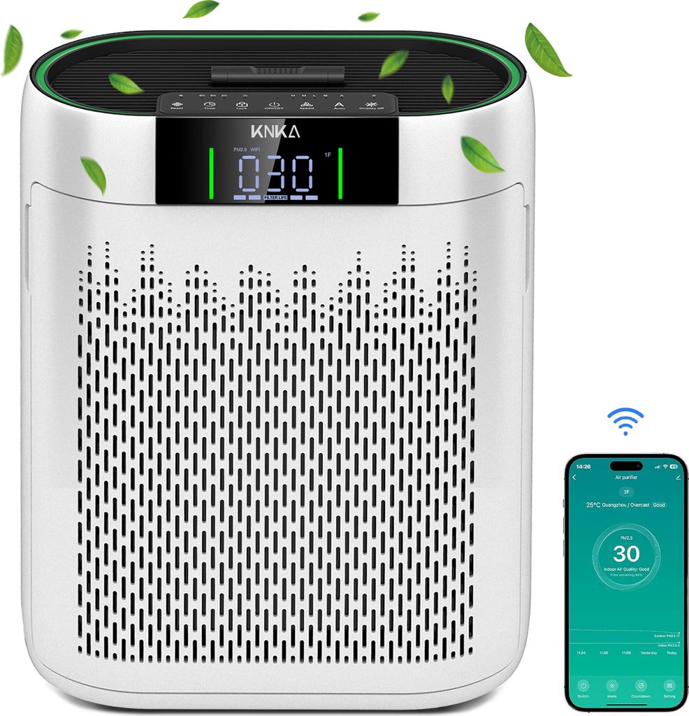 KNKA Luftreiniger, Air Purifier mit HEPA Luftfilter  gegen Produktbild 