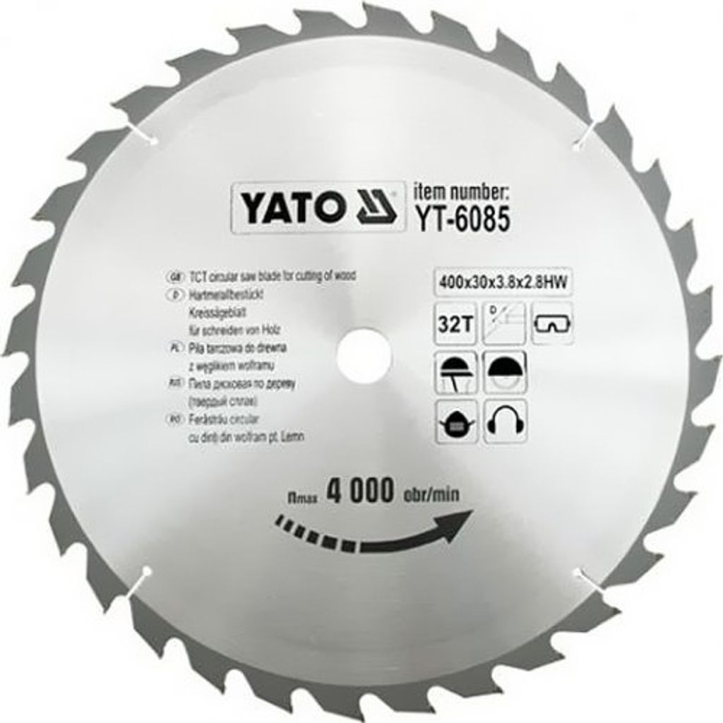 YATO Trockenschneider YT-6085 2.8mm 400mm 30mm Blisterpack Produktbild 