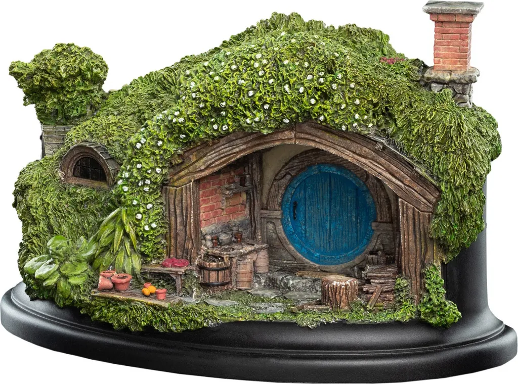 Statue Décorative Maison de Hobbit - Hobbit Hole 1 Hill Lane en Résine