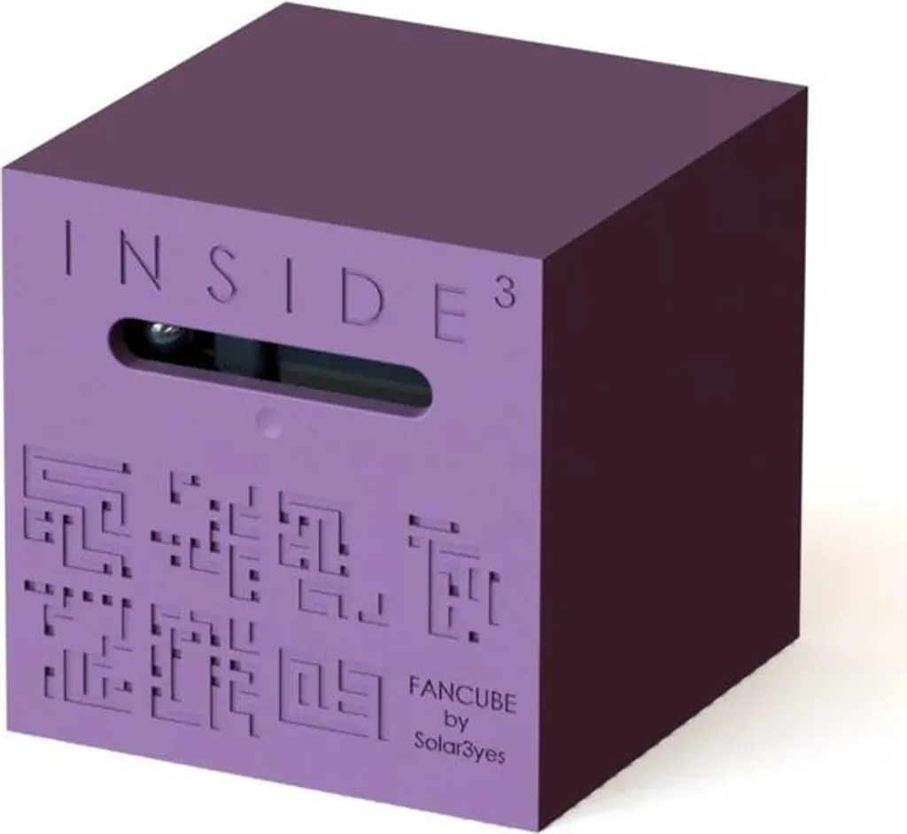 Casse-tête Labyrinthe 3D Inside 3 Purple Pain - Cube de Jeu de Logique