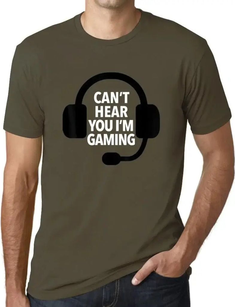 Herren Grafik T-Shirt Ich kann dich nicht hören ich spiele lustig esports – Can't Hear You I'm Gaming Funny Esports – Öko-Verantwortlich Vintage