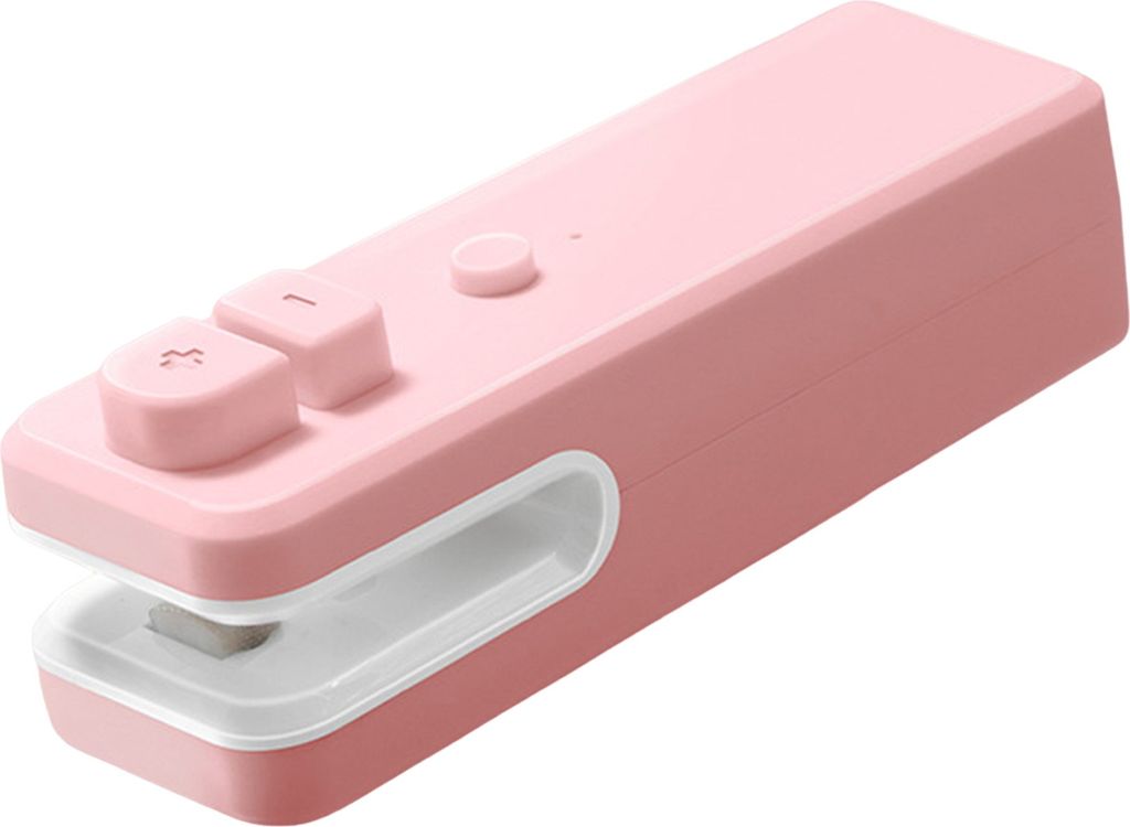 Mini-Versiegelungsgerät, wiederaufladbares USB-Heißsiegelwerkzeug, tragbarer Beutelversiegeler und -schneider für Plastiktüten, Snackbeutel, h...