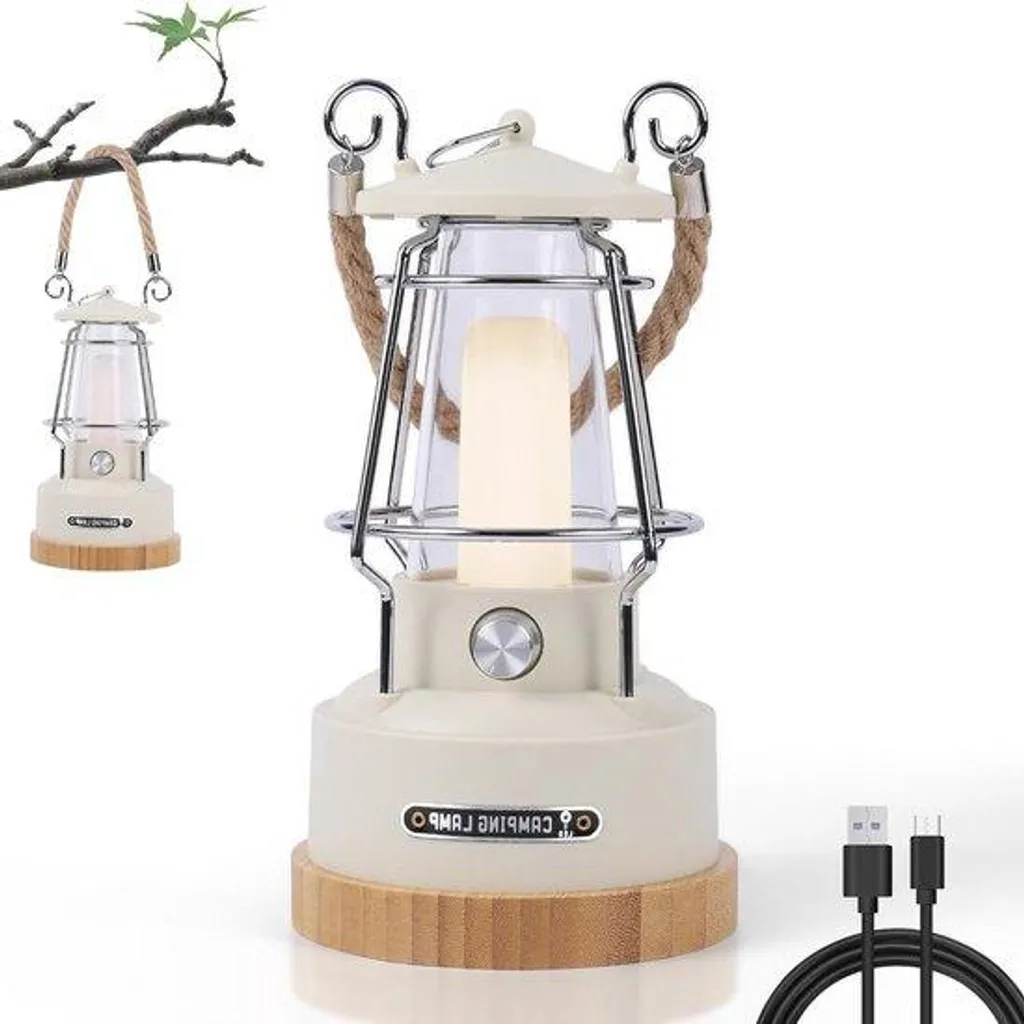 Lampe de camping USB rechargeable intensité réglable autonomie 75h blanc