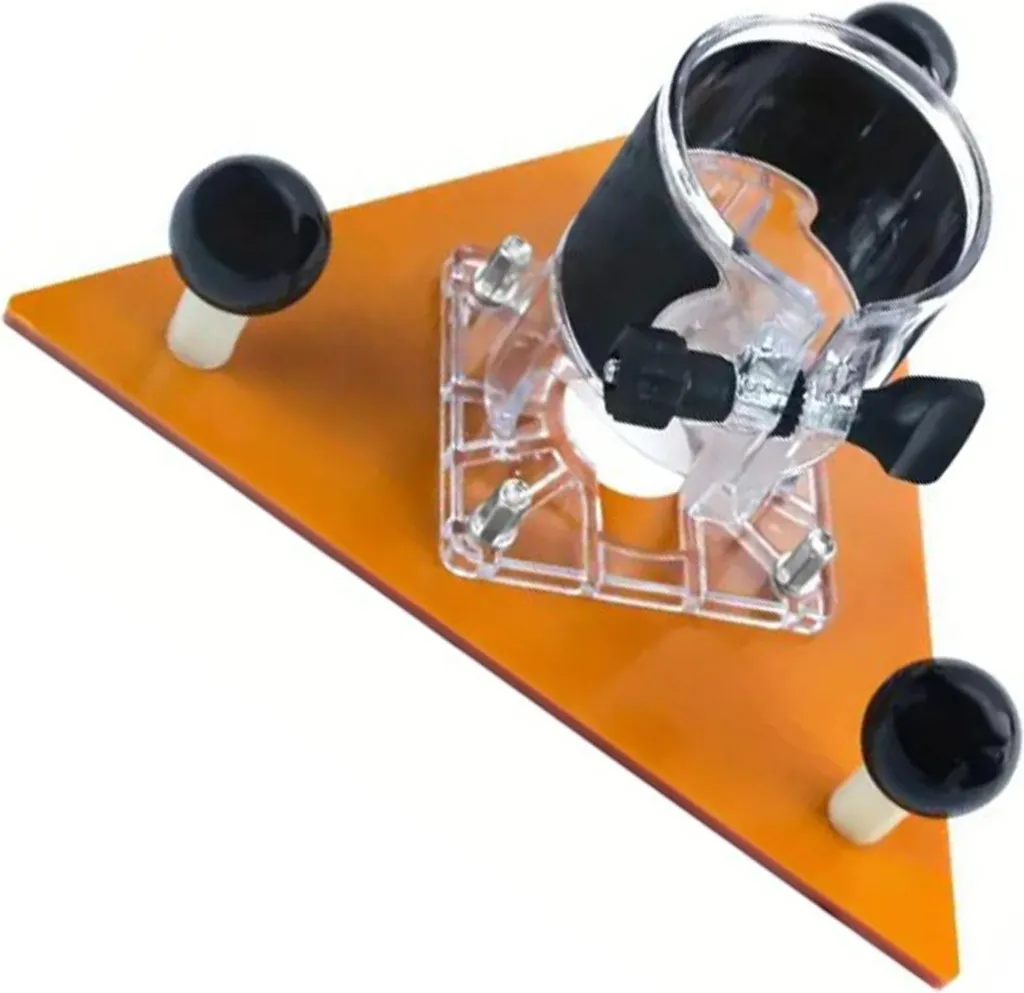 Plaque d'équilibrage ABS pour chanfreinage, base stable 65mm robuste