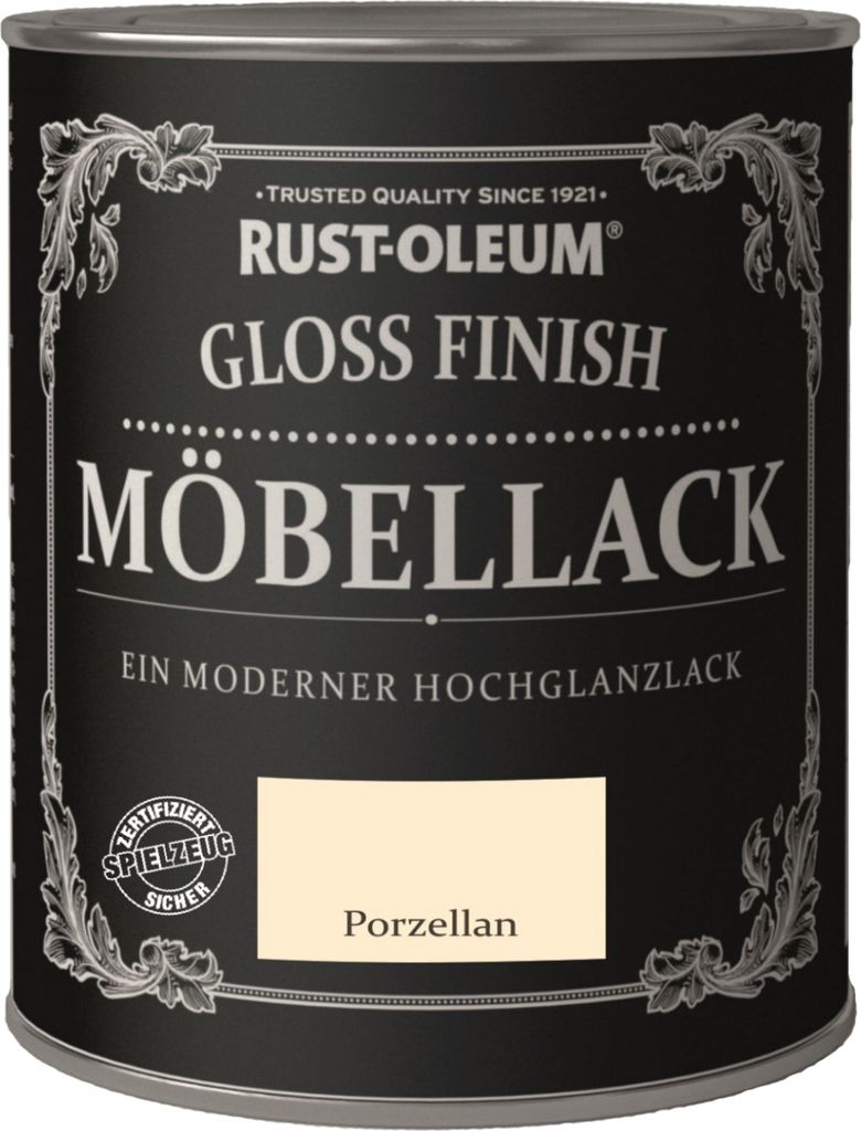 Rust-Oleum Gloss Finish Möbellack hochglanz versch. Farben Produktbild 