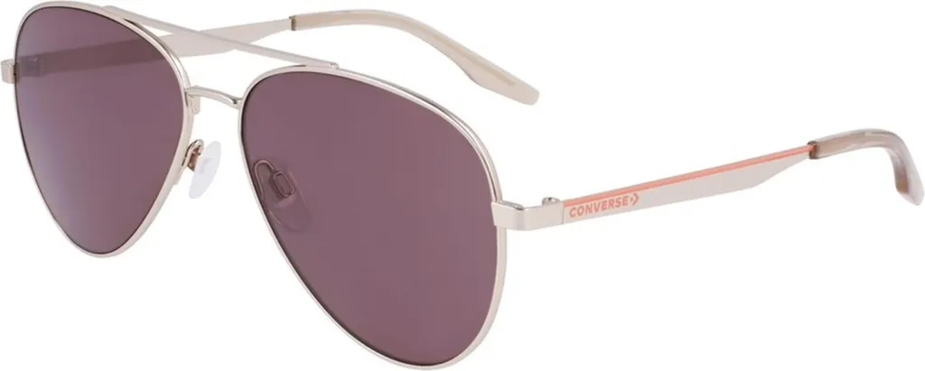 Lunettes de soleil Converse CV105S Elevate Aviateur en métal argenté