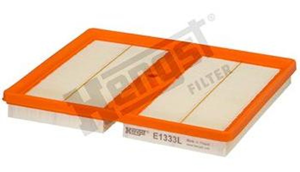 HENGST FILTER E1333L Luftfilter OE 04C129620A kompatibel mit UP, Touran, T-ROC, T-Cross, Polo AE, Polo 6R, Golf VII, Golf Sportsvan, Caddy, Scala, ...