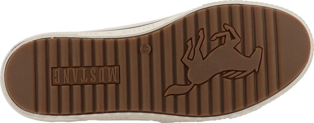 Mustang Herren Sneaker mit Ziernaht modisch sportlich 15M0041005, Größe:42 EU, Farbe:Braun
