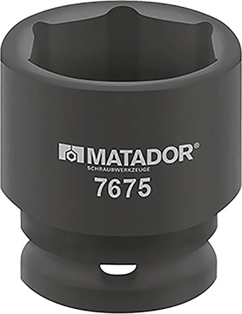 Inserto Bussola 25mm 1 Pollice per Avvitatore a Impulsi - Acciaio Nero