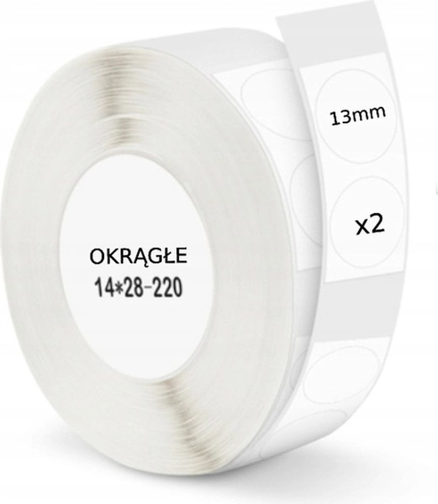 EDIBAZZAR | NIIMBOT Etiketten-Aufkleber, 13 mm, 440 Stück, rund