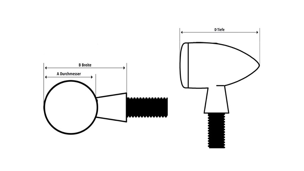 Lampa tylna KOSO High-Power LED HAWKEYE z oświetleniem Zdjęcie produktu 