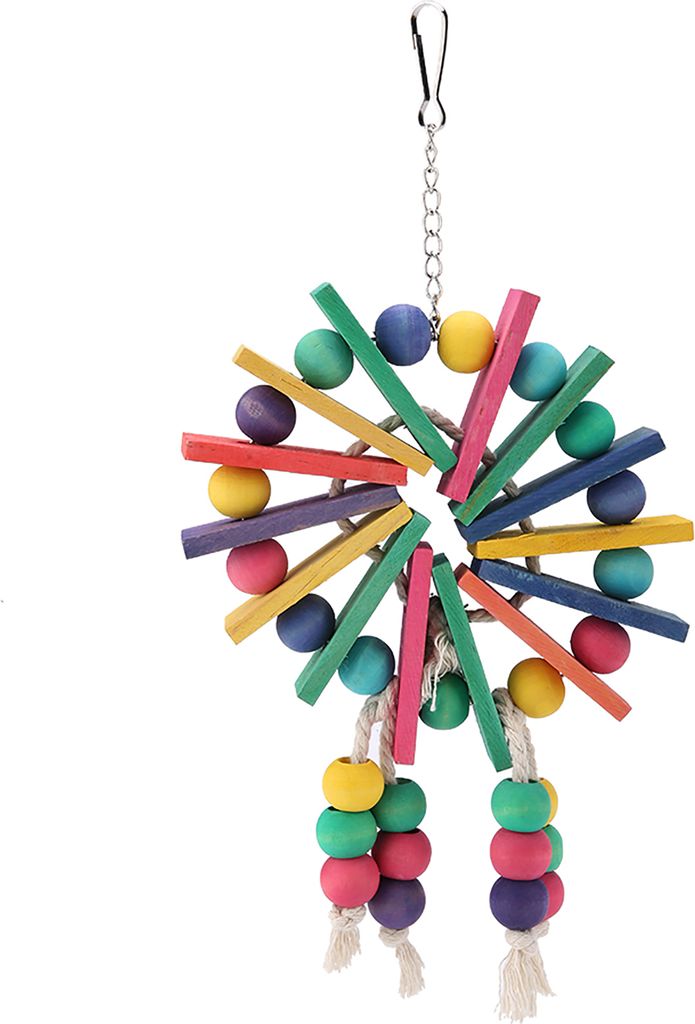 Toy Parrot Swing, 1PCS Hanging Stehplatte Spielzeug, Vogelspielzeug 11,81*6,50*0,79 Schwung geeignet für das Haus im Freien geeignet