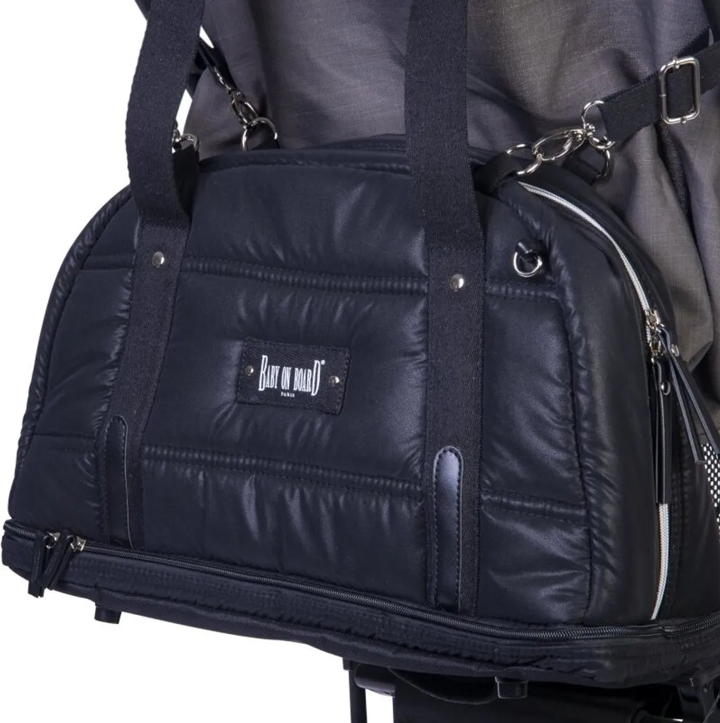 Beaba Borsa Cambio Doudoune Classy Black | Capiente e Resistente - 2