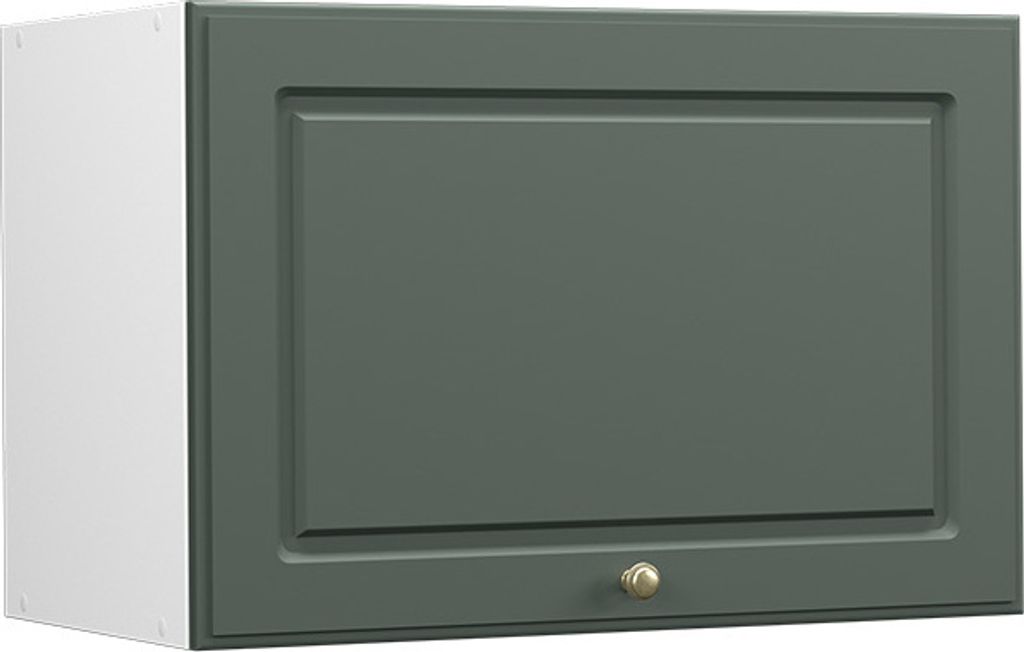 Badschrank Vicco Fame-Line Grün-Gold Landhaus 60 x 40 cm Flach, Model 43446