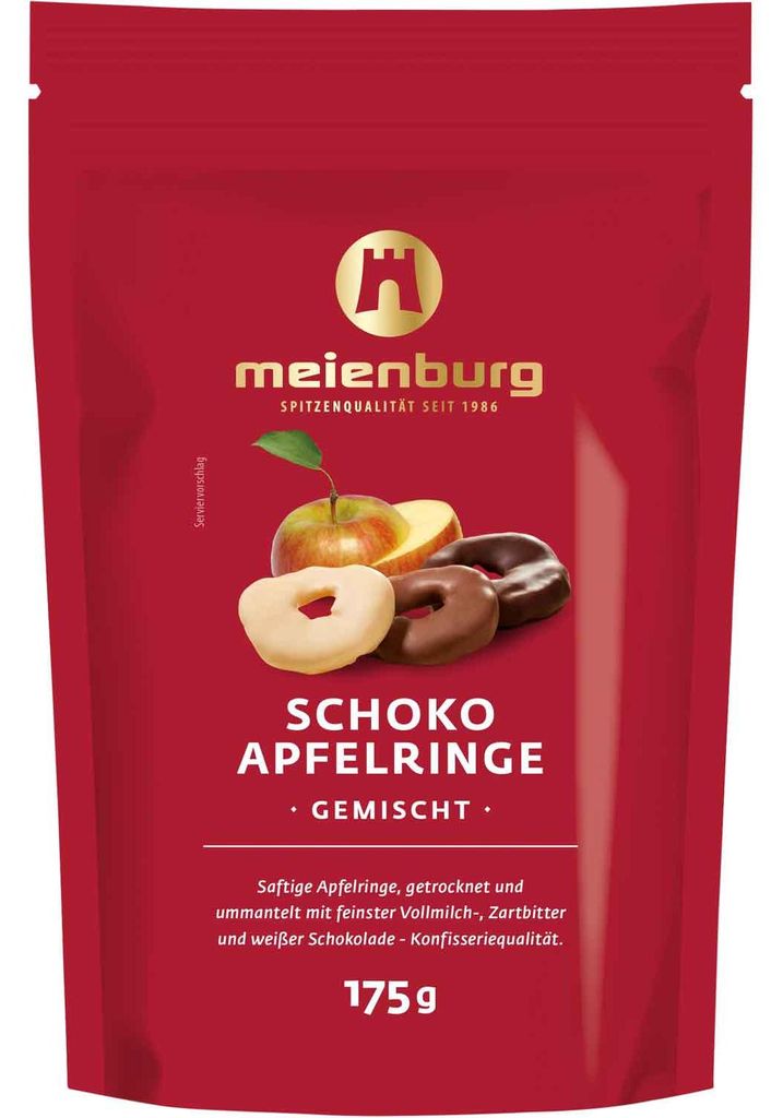 Meienburg Schoko Apfelringe 175g Produktbild 