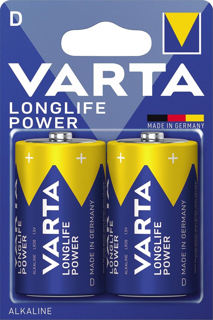 Varta -4920/2B, Einwegbatterie, D, Alkali, 1,5 V, 2 Produktbild 