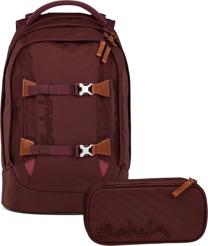 Satch Schulrucksack-Set PACK Nordic Ruby 2-teilig, ab 5. Klasse
