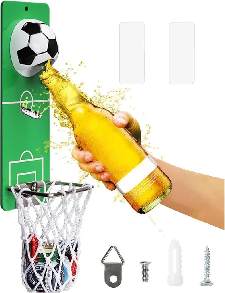 Apribottiglie Magnetico Metallo Design Calcio - Arredo Bar Parete