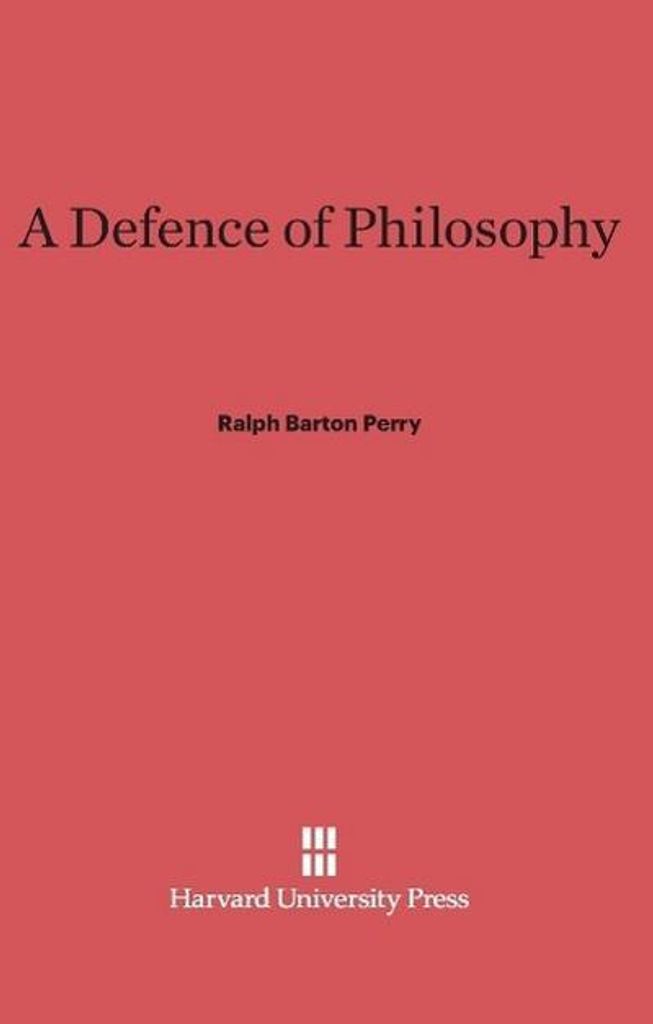 A Defence of Philosophy