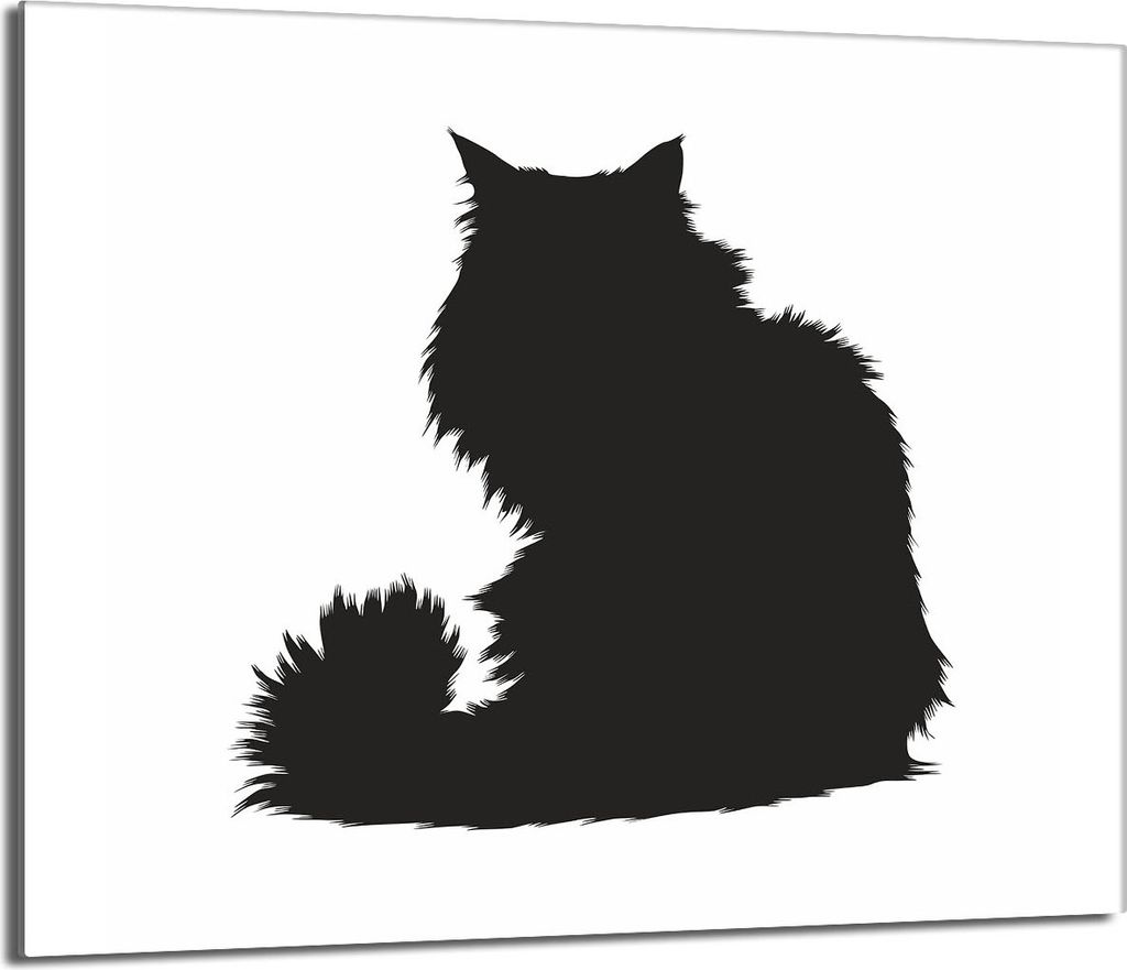 Glasschutzplatte für den Herd 60x52 Cat