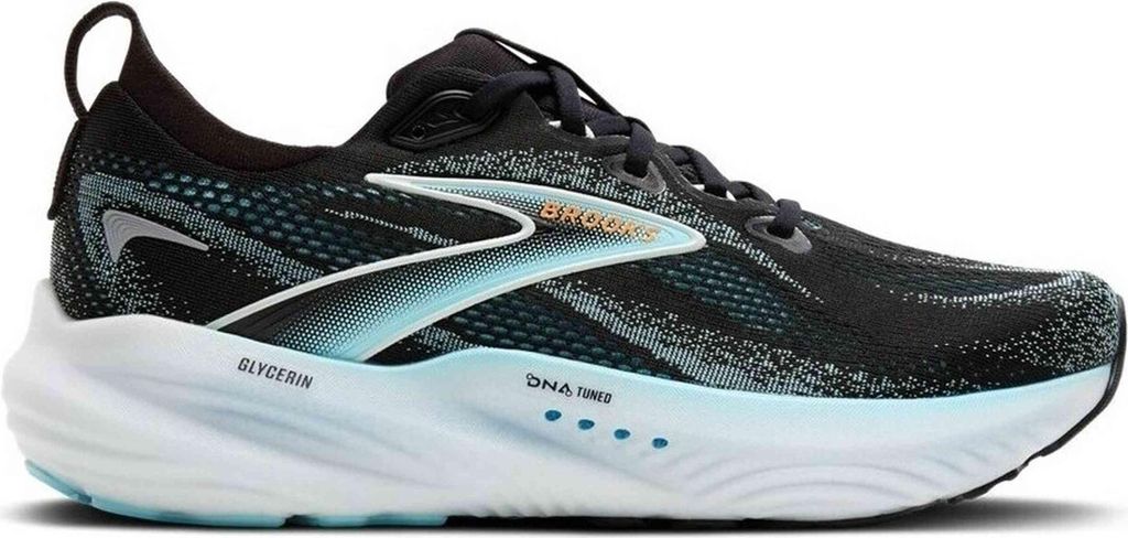 Brooks Running Shoes 1104451D063 in Black/Atomizer/Blazing Orange color size 42